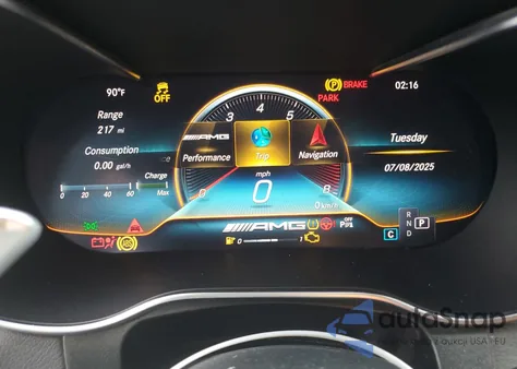 2023 Mercedes-Benz Glc Coupe 43 4Matic Amg из США, поврежденный, VIN W1N0J6EB9PG159491